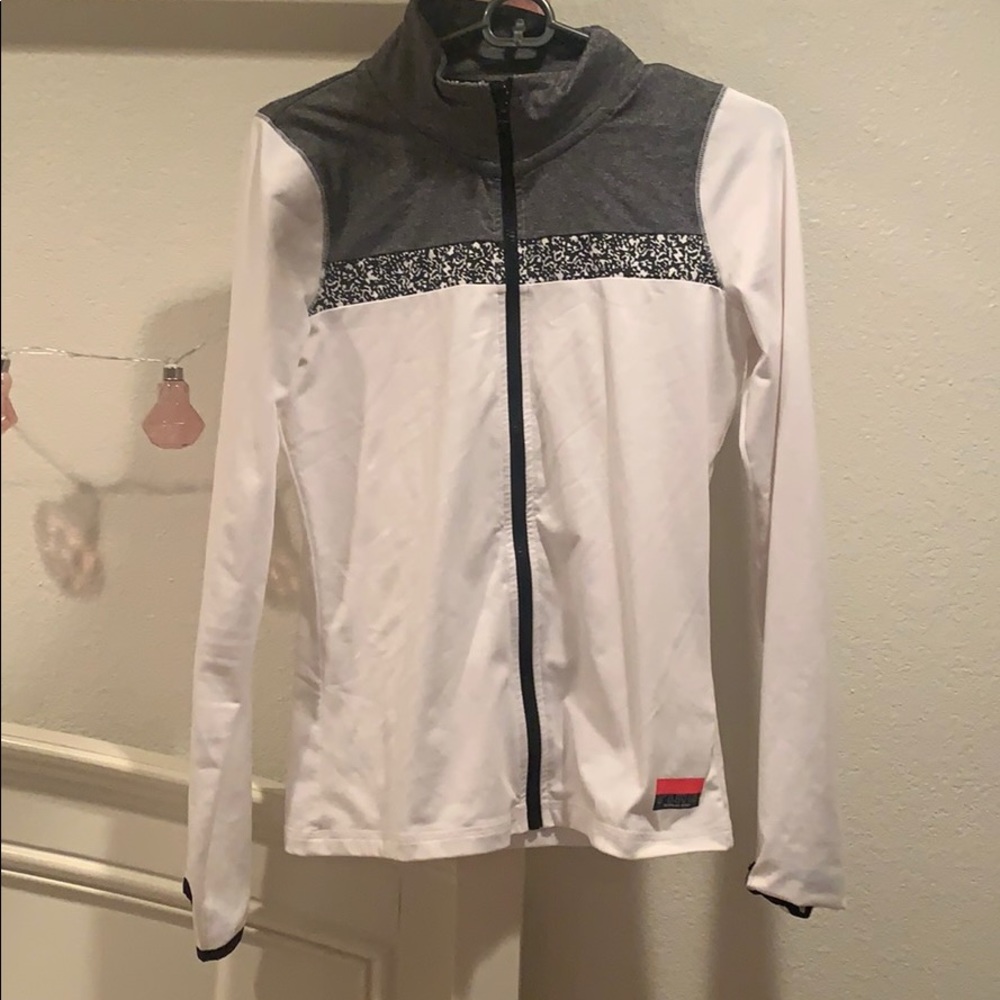 Pink zip up